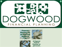 Tablet Screenshot of dogwoodfinancialplanning.com